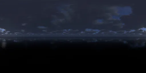 Cloudy night sky