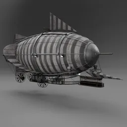 Vintage Steampunk  Airship