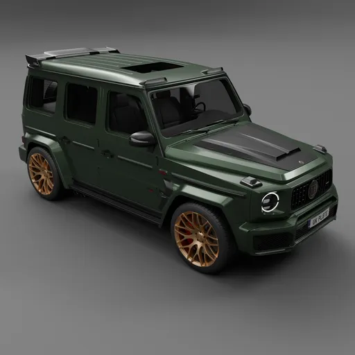 Mercedes-Benz AMG G63 BRABUS 700 | Modern Cars models | Blendkit