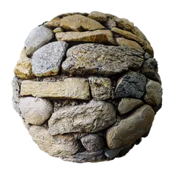 High-quality 2K PBR stone material for 3D rendering, suitable for Blender and other 3D apps.