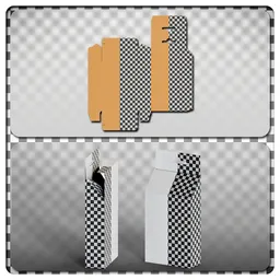 Tuck End Box Ladder UV  Animation