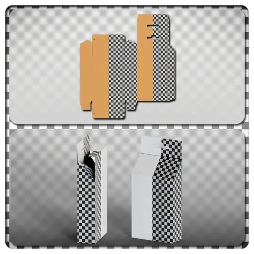 Tuck End Box Ladder UV  Animation