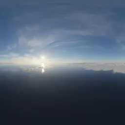 Aerial Snow Mountain Lake