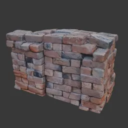Stacked Old Bricks