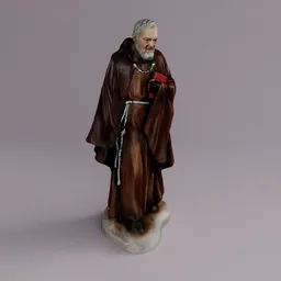 Miniature Saint Statue