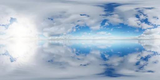 Soft Cloudy Horizon HDRI