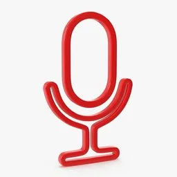 Microphone Line Icon