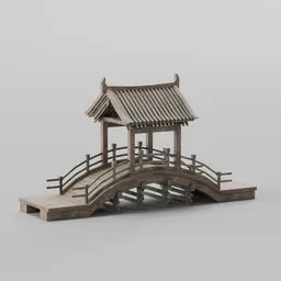 Wooden bridge