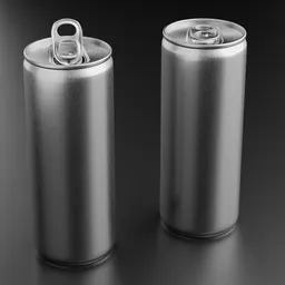 Openable slim aluminum can
