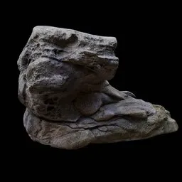 Fungo rock PBR Photogrammetry