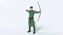 Low Poly Archer