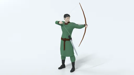 Low Poly Archer