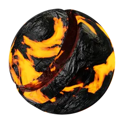 Volcanic Lava Crust