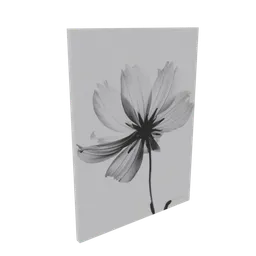 Translucent flower picture