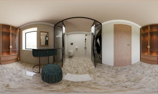 Modern Bathroom & Dressing Area