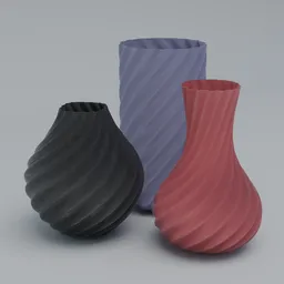 Twisting Sculptures 3D print Vase