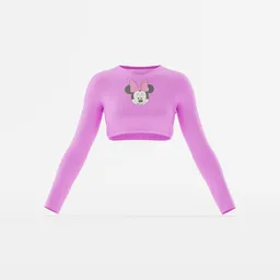 Slim Fit Long Sleeve Crop Top