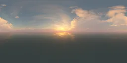 Fluffy Pink Clouds Sunset