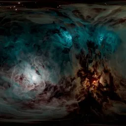 Starlit Ashes Nebula, 12k