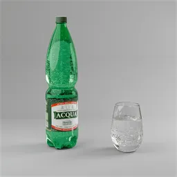 Plastic water bottle set