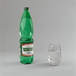 Plastic water bottle set