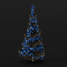 Christmas Tree Yellow Small