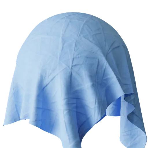 Bed sheet fabric blue