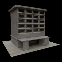 Brutalist Office Block