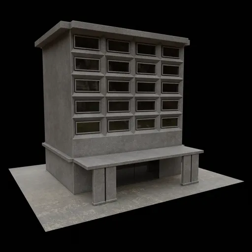 Brutalist Office Block