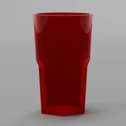 Acrylic drinking cup