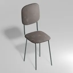 Industrial Worn Metal Chair