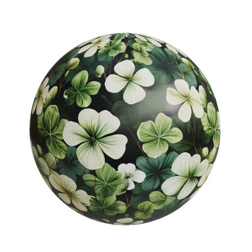 Green Floral wallpaper