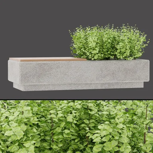 Flower Bench Planter