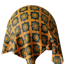 Ethnic batik grompol fabric pattern
