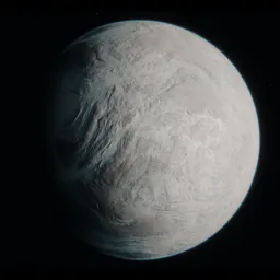 Procedural lunar surface render with atmospheric effects, designed in Blender for 3D visualization and creative projects.