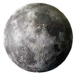 Moon Lunar Rock Dark