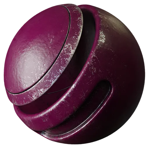 Metal Edge Wear Dull Purple