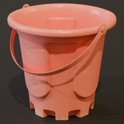 Sand Castle Bucket Red