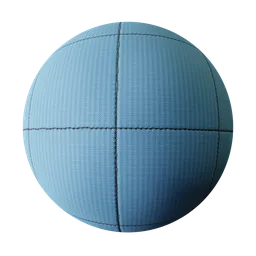 Light Blue Stitched Fabric