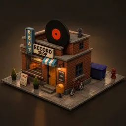 EM Stylized Record Shop