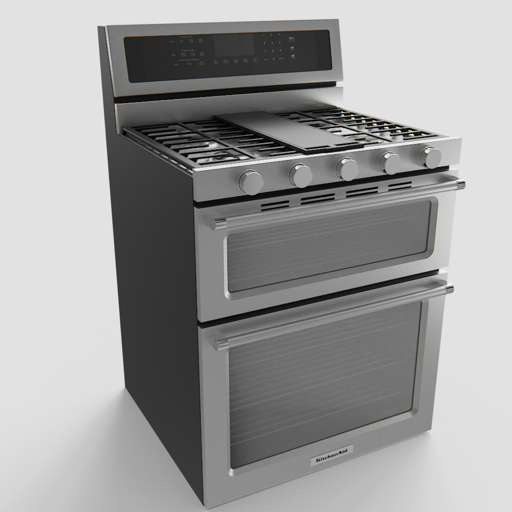 KitchenAid YKFG500ESS 3D Household Appliances models BlenderKit