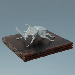 House Decoration RhinocerosBeetle Statue