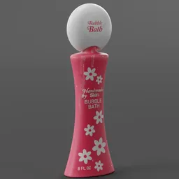 Elegant Bubble Bath Bottle