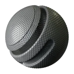 Patterned grey metal