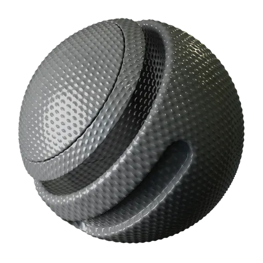 Patterned grey metal