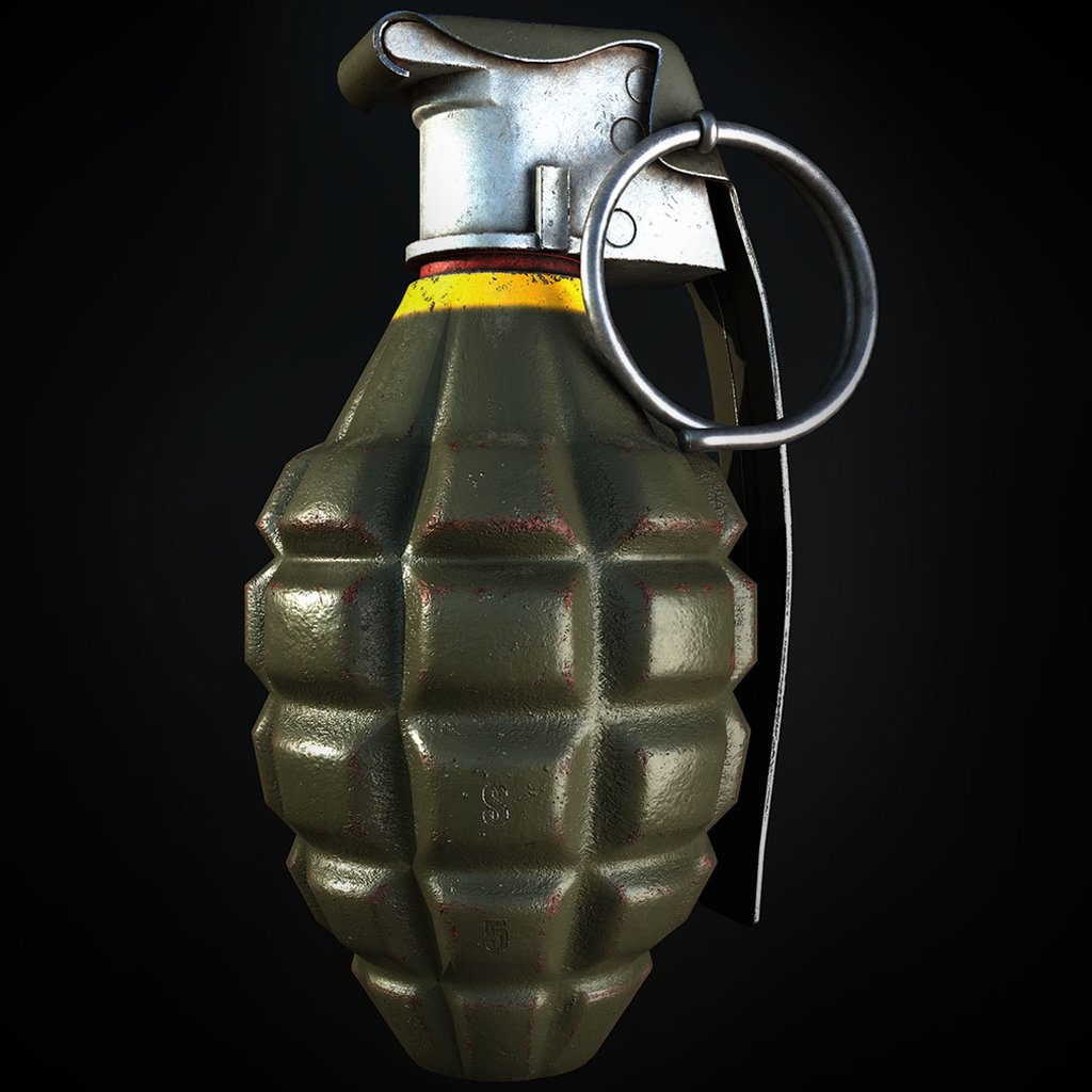 BlenderKit | Download the FREE Grenade model