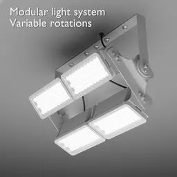 Heavy duty light - 4 modules