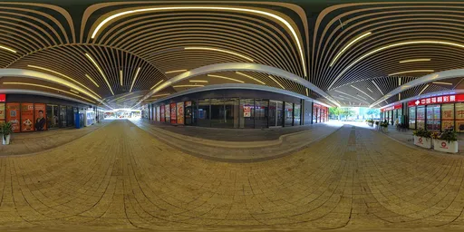 Shop front corridor