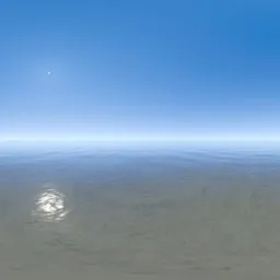 Pure Ocean Blue Horizon