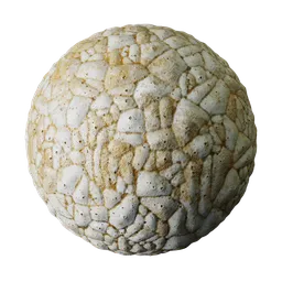 Chunky Cracked White Ceramic Glaze
